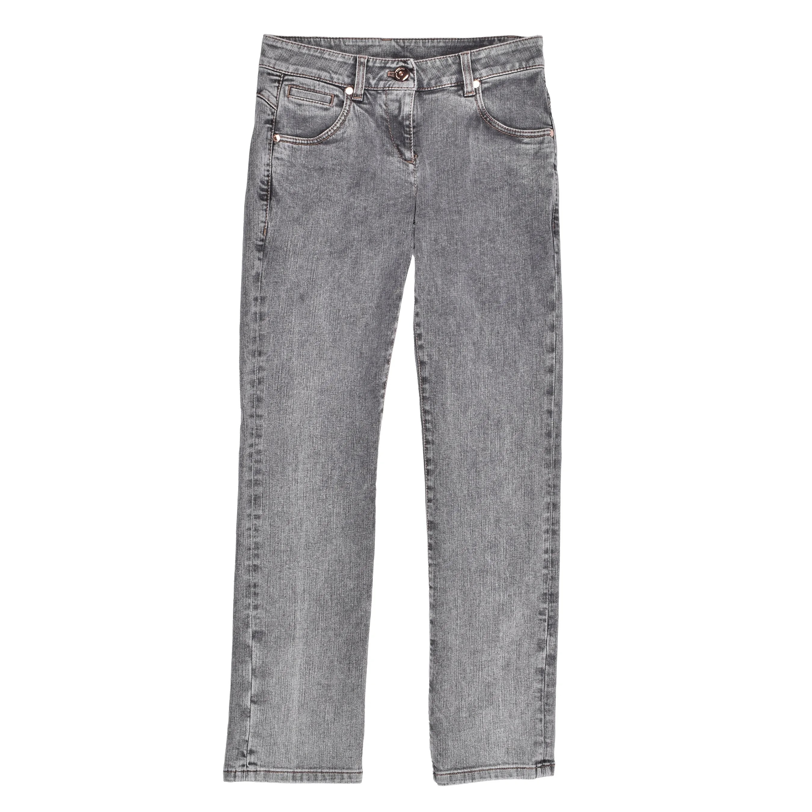 BRUNELLO CUCINELLI WOMEN'S GREY SKINNY FIT JEANS sold by Lord & Taylor product image thumbnail 4