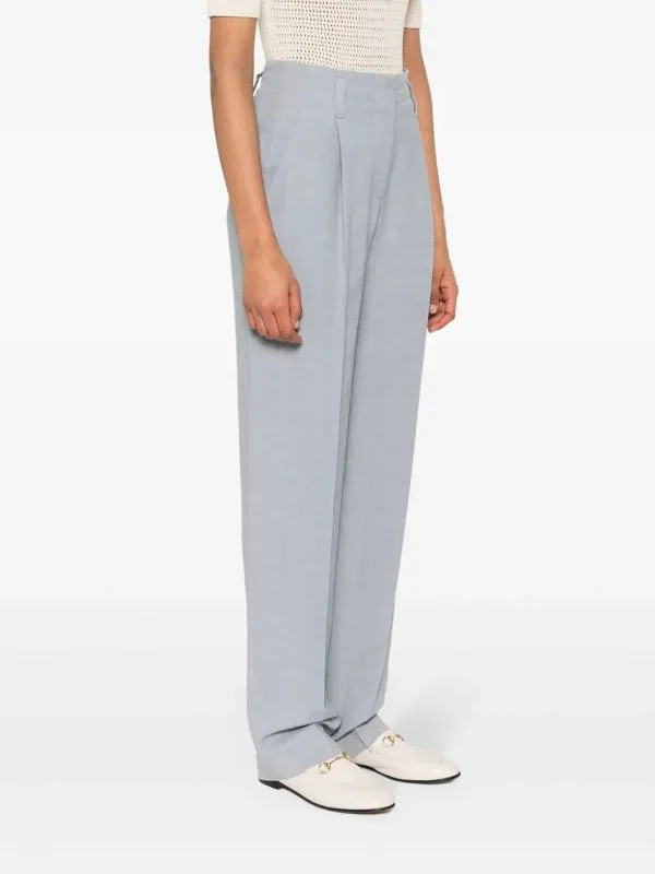 BRUNELLO CUCINELLI WOMEN'S LIGHT BLUE LINEN BLEND TROUSERS sold by Lord & Taylor product image thumbnail 2