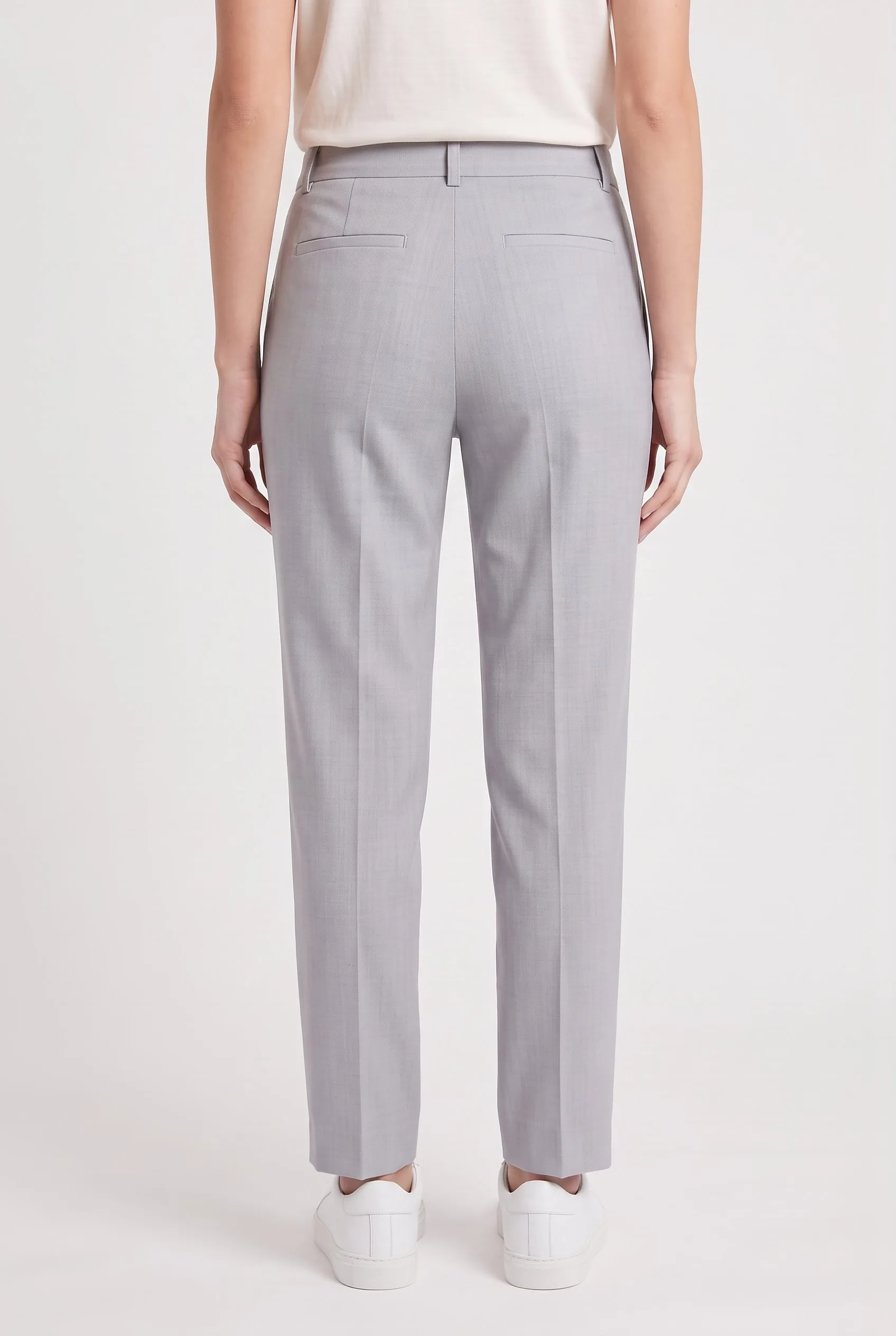 BRUNELLO CUCINELLI WOMEN'S LIGHT GREY LINEN BLEND TROUSERS NWT sold by Lord & Taylor product image thumbnail 4