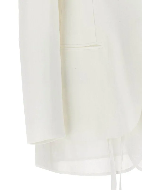 BRUNELLO CUCINELLI WOMEN'S OFF WHITE TAILORED BLAZER sold by Lord & Taylor product image thumbnail 4