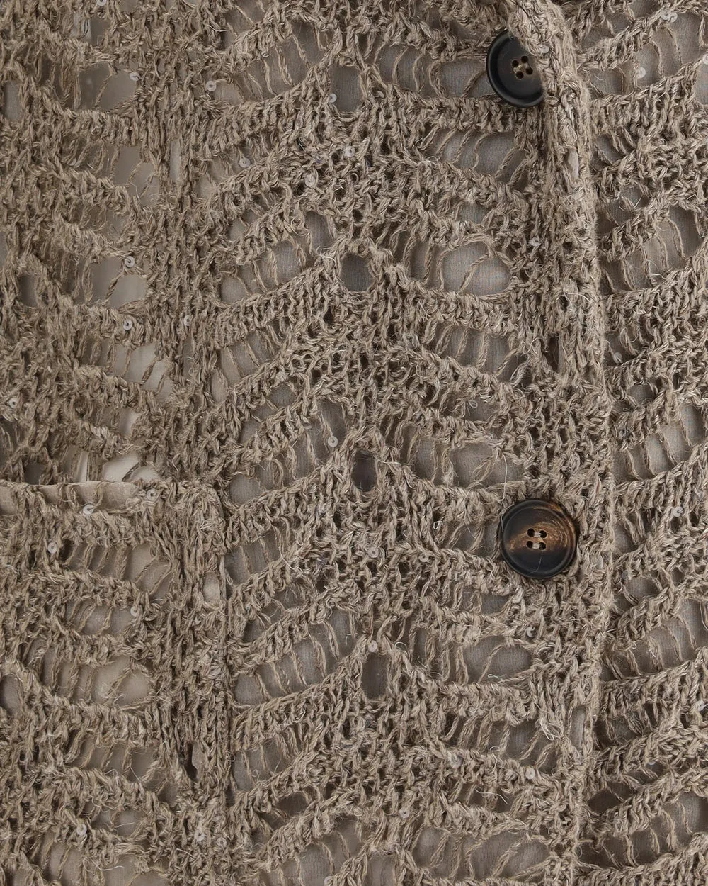 BRUNELLO CUCINELLI WOMEN'S LIGHT BROWN LINEN BLAZER sold by Lord & Taylor product image thumbnail 3