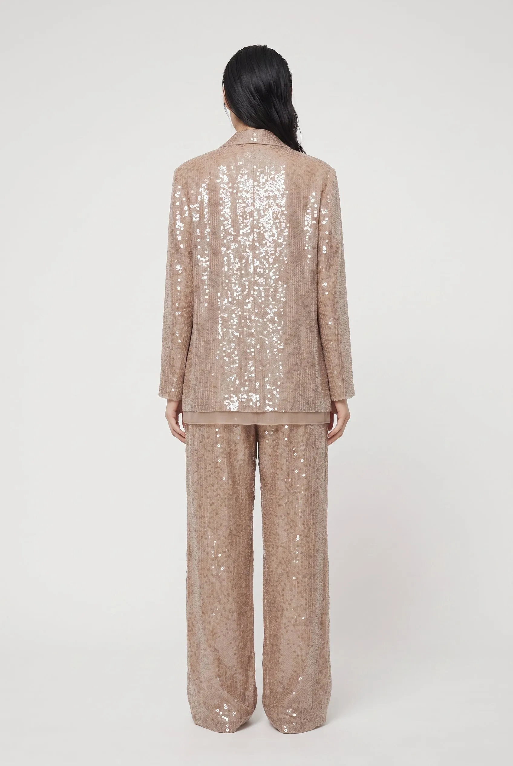 BRUNELLO CUCINELLI WOMEN'S LIGHT BROWN SILK SUIT sold by Lord & Taylor product image thumbnail 4