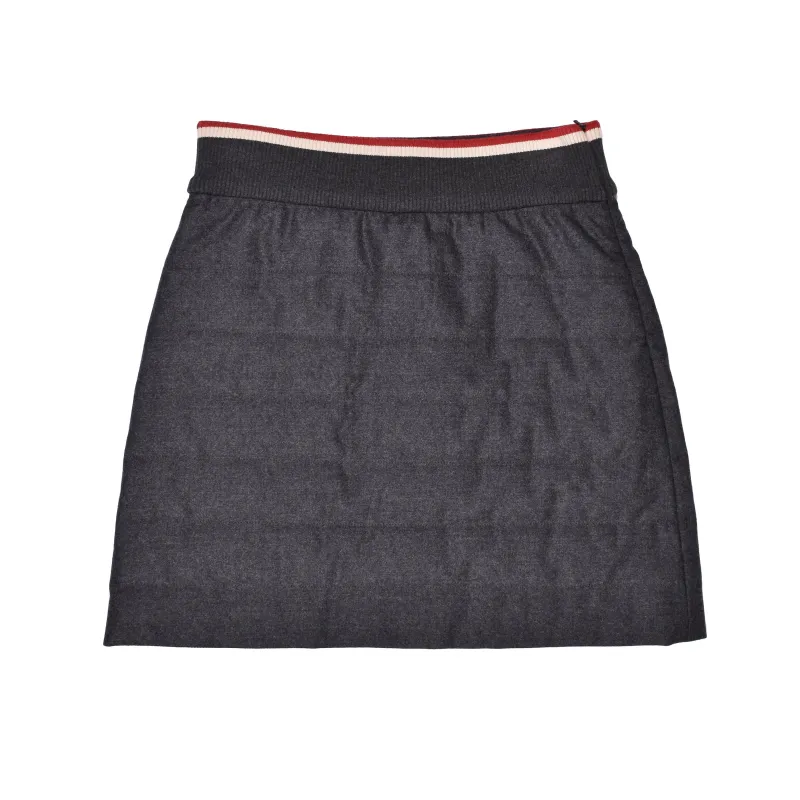 BRUNELLO CUCINELLI WOMEN'S DARK GREY WOOL SKIRT made by Brunello Cucinelli