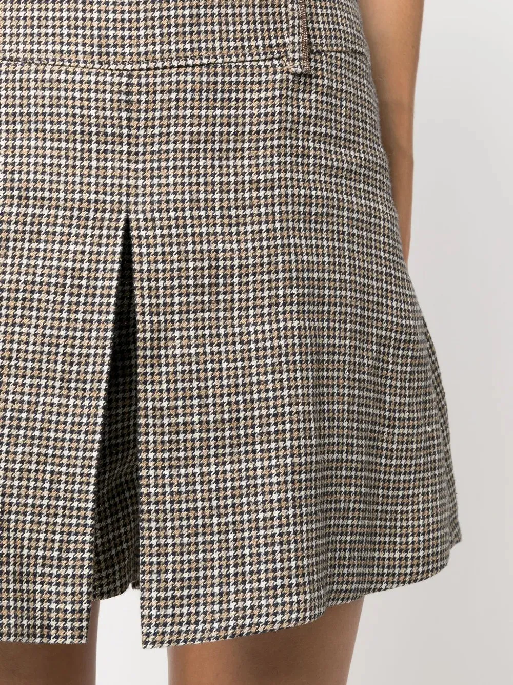 BRUNELLO CUCINELLI WOMEN'S HOUNDSTOOTH PLEATED TAILORED SHORTS sold by Lord & Taylor product image thumbnail 5