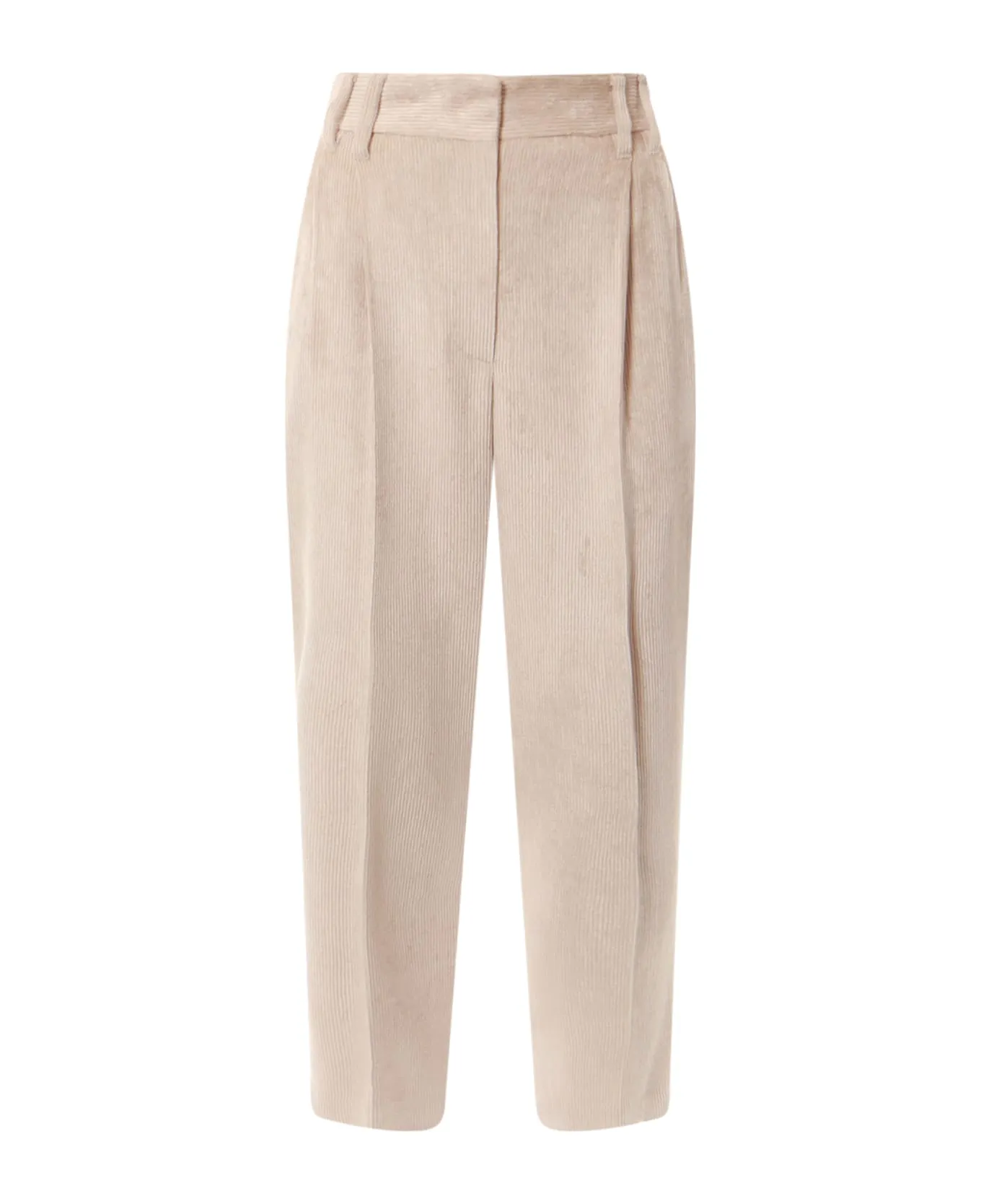 BRUNELLO CUCINELLI WOMEN'S LIGHT BEIGE PLEATED TROUSERS sold by Lord & Taylor product image thumbnail 3