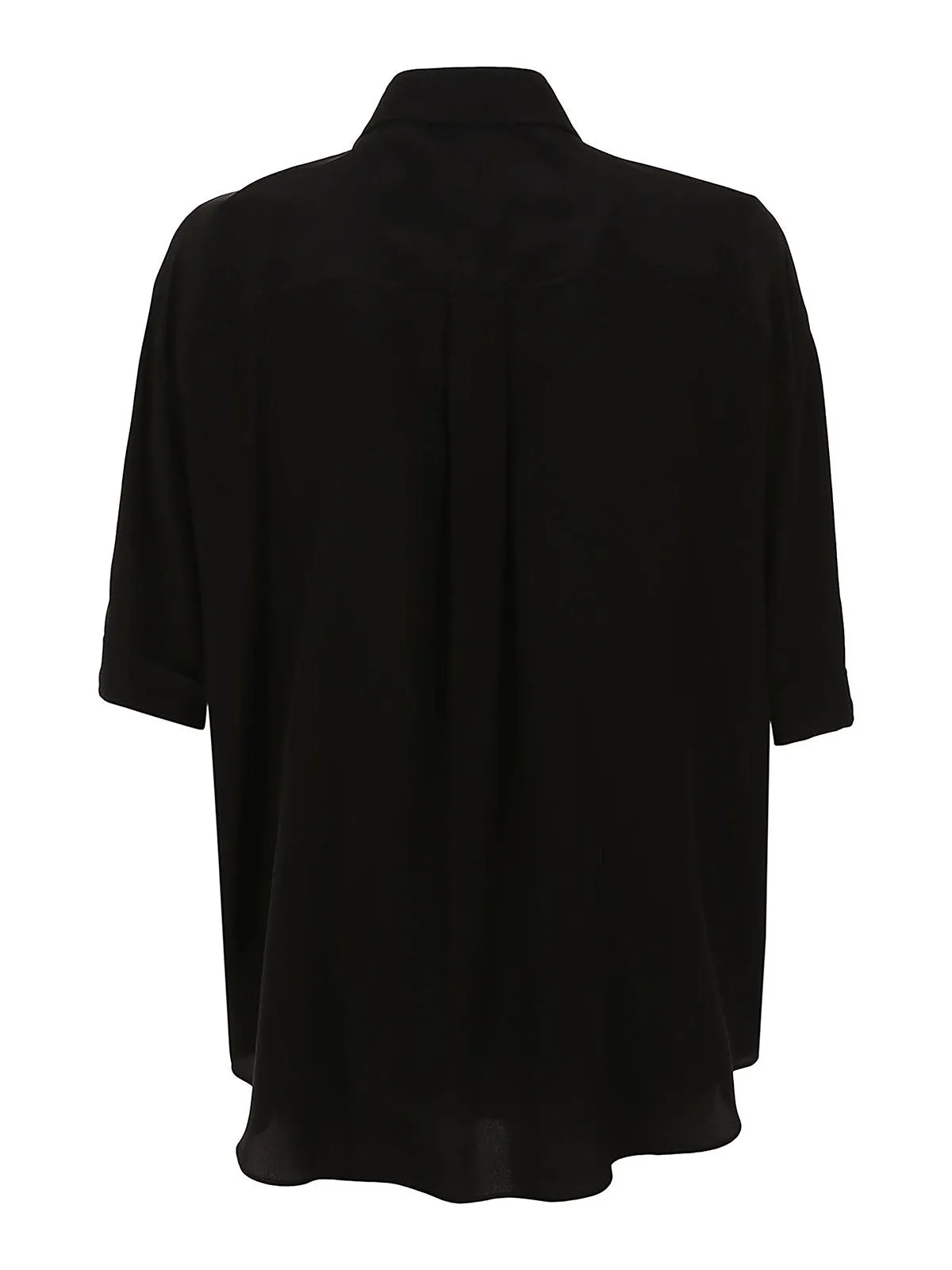 BRUNELLO CUCINELLI WOMEN'S BLACK SILK RELAXED SHIRT sold by Lord & Taylor product image thumbnail 2