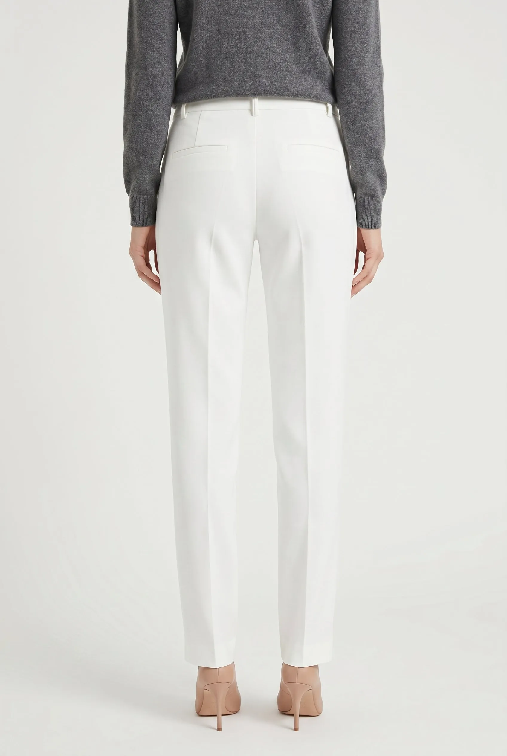 BRUNELLO CUCINELLI WOMEN'S OFF WHITE TAILORED TROUSERS sold by Lord & Taylor product image thumbnail 2