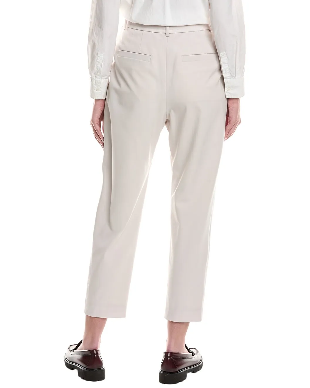 BRUNELLO CUCINELLI WOMEN'S OFF WHITE PLEATED TROUSERS sold by Lord & Taylor product image thumbnail 4