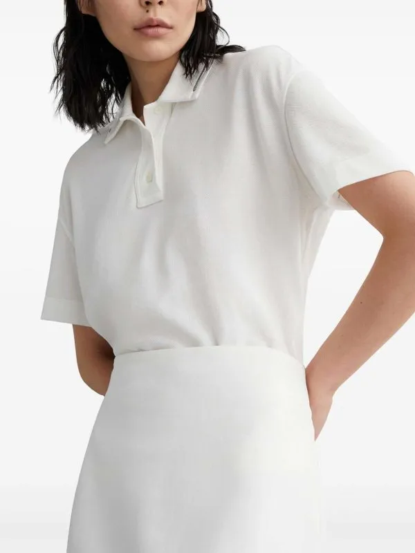 BRUNELLO CUCINELLI WOMEN'S OFF WHITE STRAIGHT COTTON SKIRT sold by Lord & Taylor product image thumbnail 4