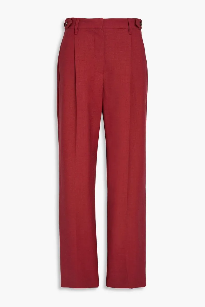 BRUNELLO CUCINELLI WOMEN'S RED WOOL TAILORED TROUSERS sold by Lord & Taylor product image thumbnail 3