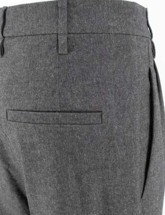 BRUNELLO CUCINELLI WOMEN'S DARK GREY WOOL TROUSERS sold by Lord & Taylor product image thumbnail 2