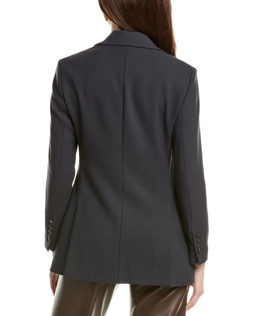 BRUNELLO CUCINELLI WOMEN'S DARK BLUE WOOL BLAZER sold by Lord & Taylor product image thumbnail 4