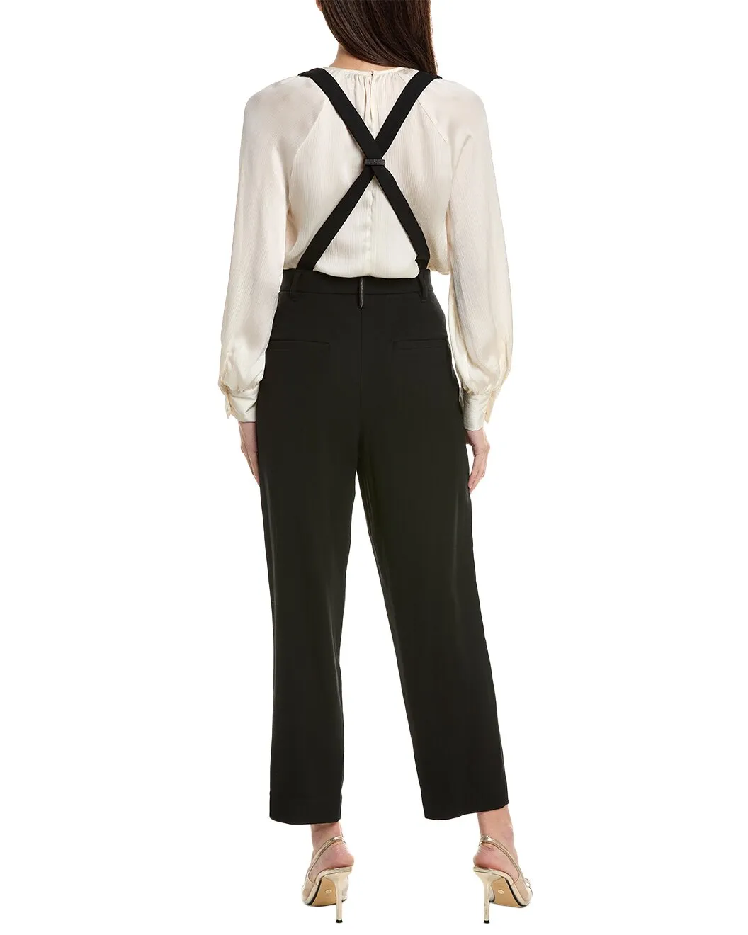 BRUNELLO CUCINELLI WOMEN'S BLACK TAILORED WOOL TROUSERS sold by Lord & Taylor product image thumbnail 4