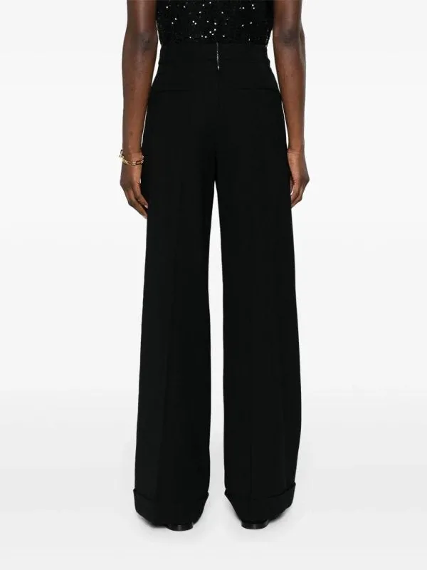 BRUNELLO CUCINELLI WOMEN'S BLACK WIDE LEG TROUSERS sold by Lord & Taylor product image thumbnail 4
