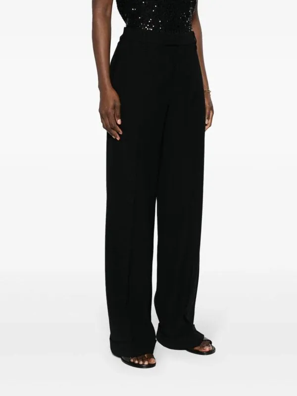 BRUNELLO CUCINELLI WOMEN'S BLACK WIDE LEG TROUSERS sold by Lord & Taylor product image thumbnail 2
