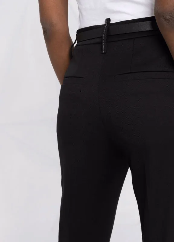 BRUNELLO CUCINELLI WOMEN'S BLACK COTTON TAILORED TROUSERS sold by Lord & Taylor product image thumbnail 4