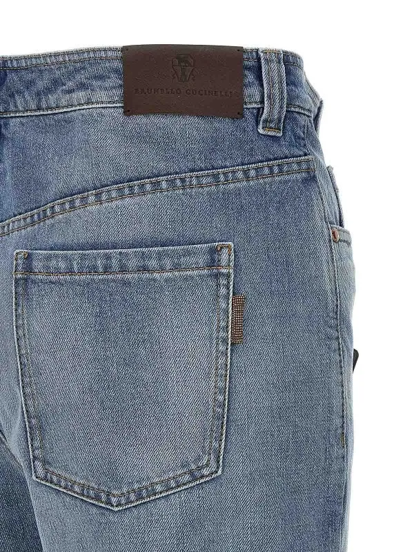 BRUNELLO CUCINELLI WOMEN'S LIGHT BLUE STRAIGHT TROUSERS sold by Lord & Taylor product image thumbnail 4