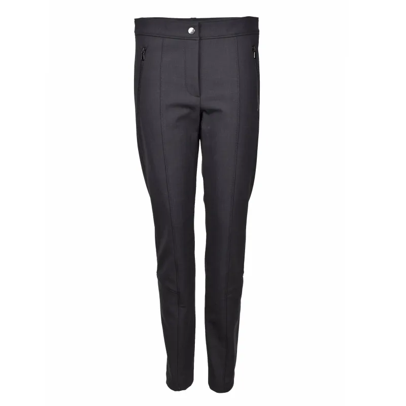 BRUNELLO CUCINELLI WOMEN'S DARK GREY WOOL TROUSERS made by Brunello Cucinelli