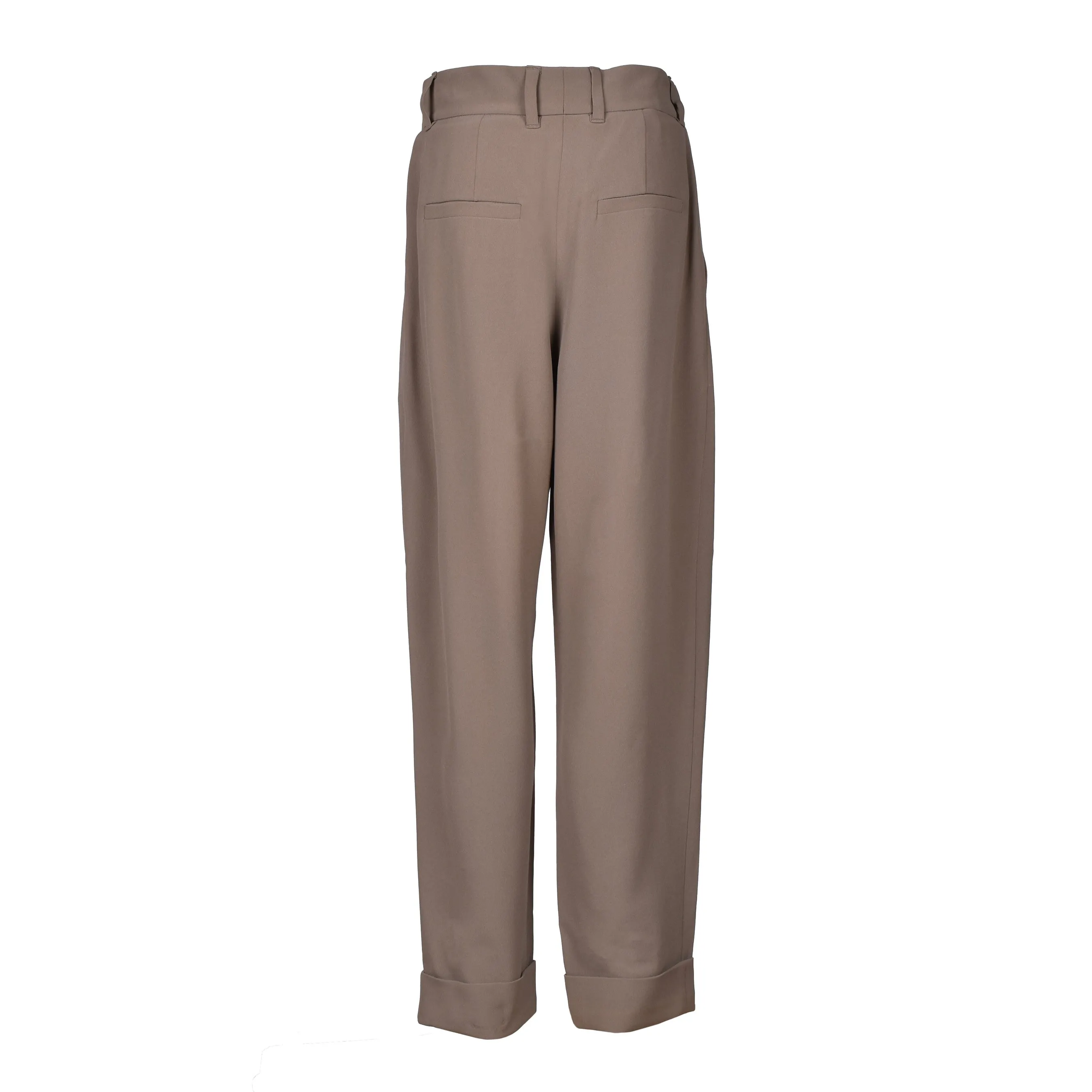 BRUNELLO CUCINELLI WOMEN'S BEIGE SILK BLEND TROUSERS sold by Lord & Taylor product image thumbnail 2