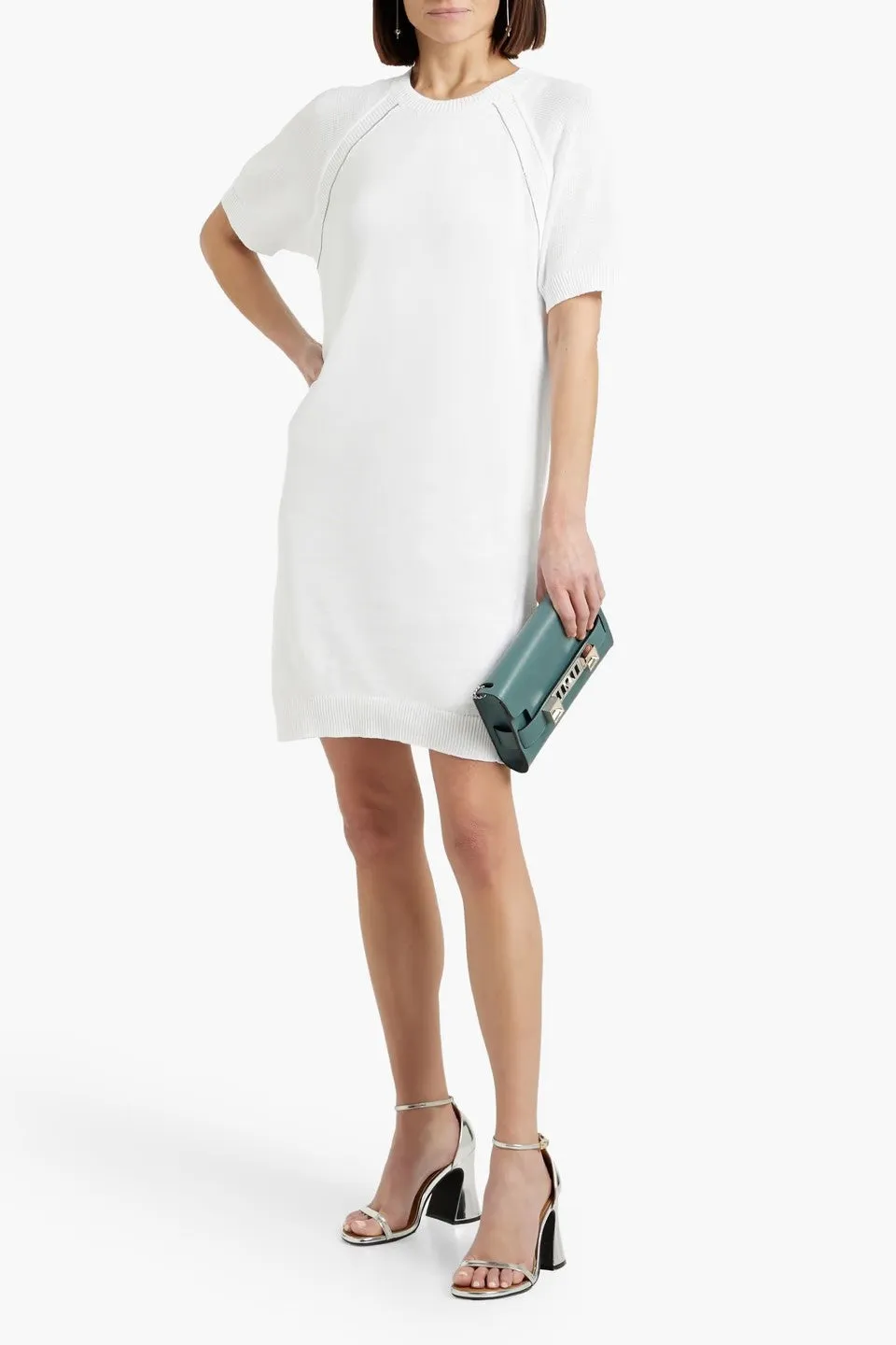 BRUNELLO CUCINELLI WOMEN'S WHITE COTTON KNIT DRESS sold by Lord & Taylor product image thumbnail 5