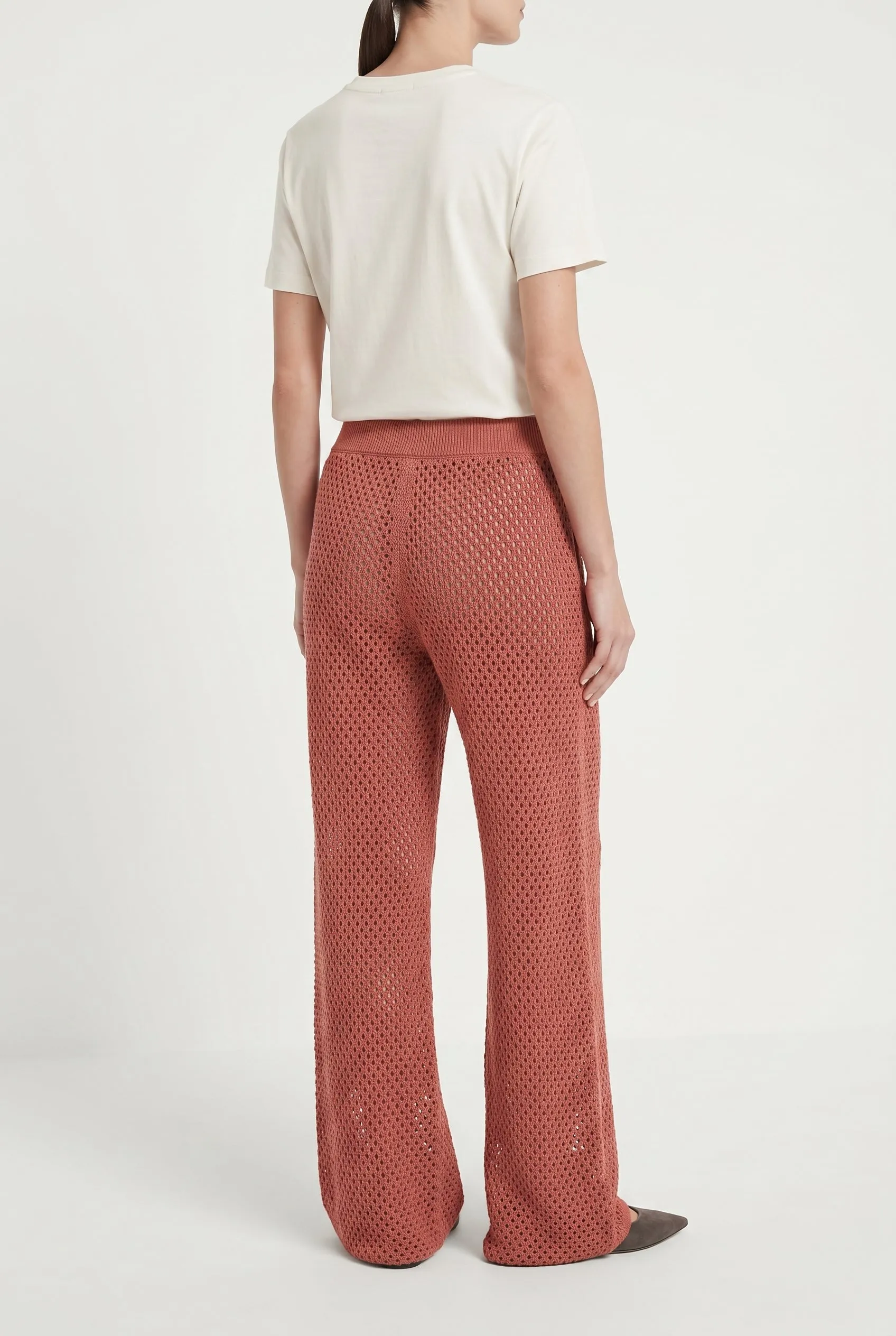 BRUNELLO CUCINELLI WOMEN'S RUST RELAXED KNIT TROUSERS sold by Lord & Taylor product image thumbnail 2