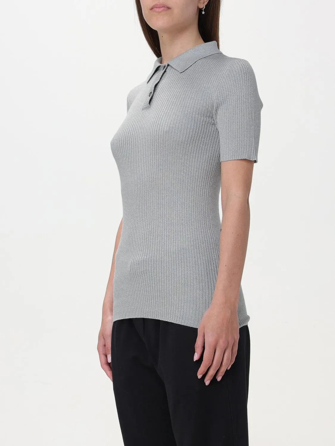 BRUNELLO CUCINELLI WOMEN'S LIGHT GREY WOOL BLEND SHIRT sold by Lord & Taylor product image thumbnail 4
