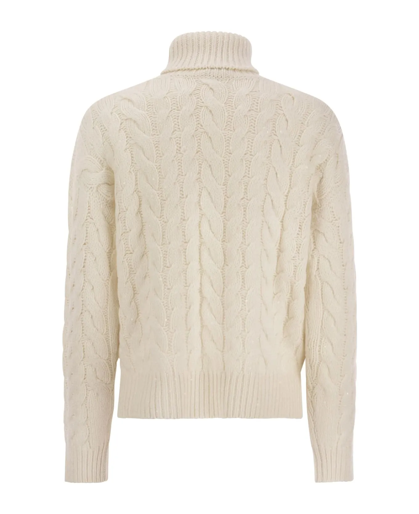 BRUNELLO CUCINELLI WOMEN'S IVORY WOOL SILK SWEATER sold by Lord & Taylor product image thumbnail 2