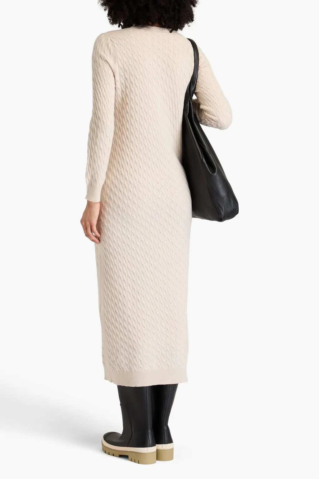 BRUNELLO CUCINELLI WOMEN'S BEIGE WOOL SILK DRESS sold by Lord & Taylor product image thumbnail 3