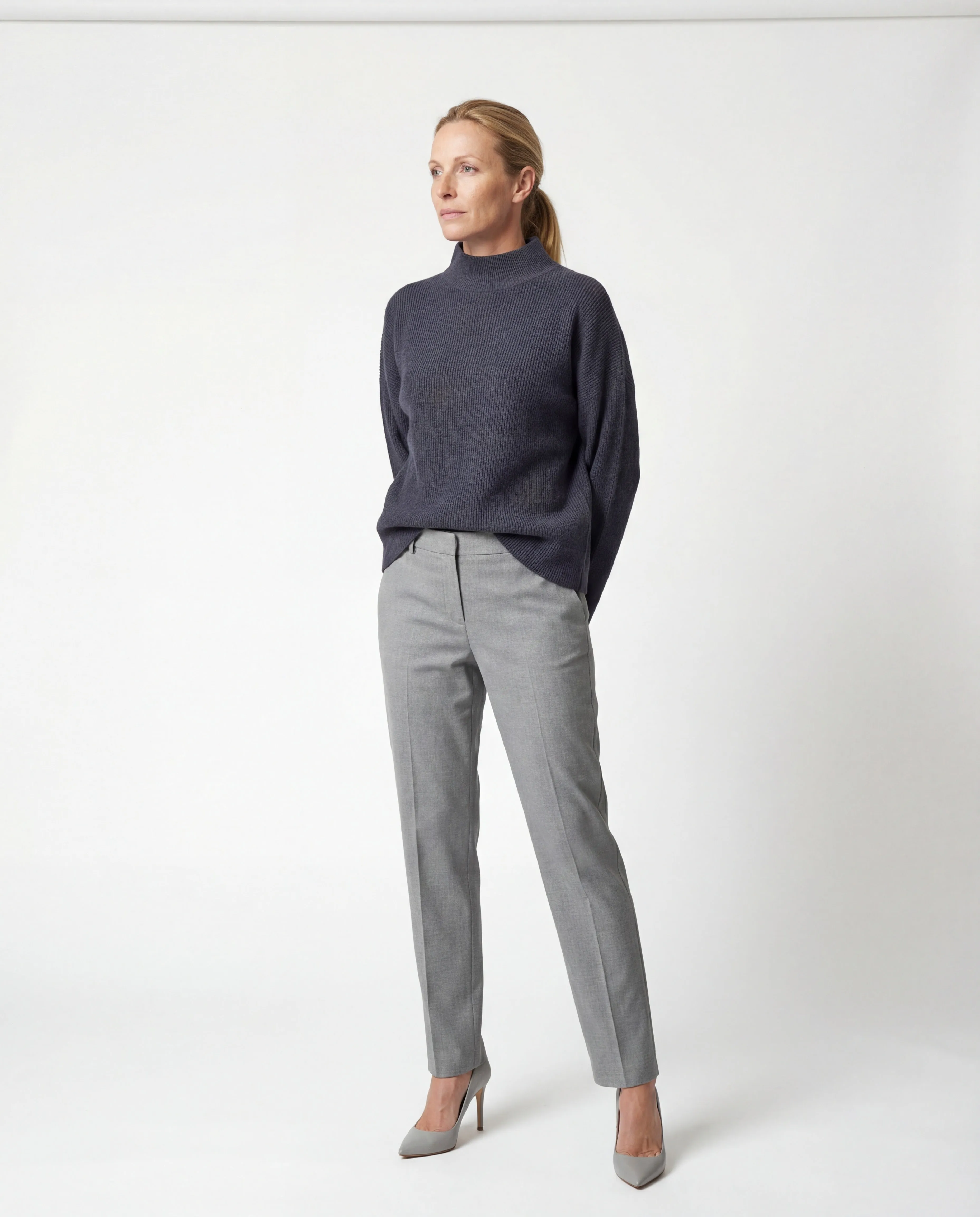 BRUNELLO CUCINELLI WOMEN'S DARK BLUE CASHMERE SWEATER sold by Lord & Taylor product image thumbnail 2
