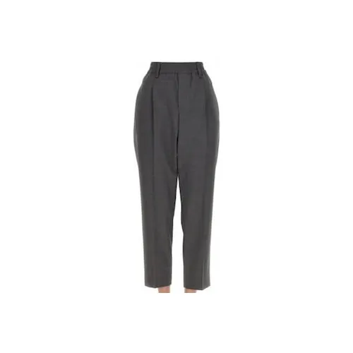 BRUNELLO CUCINELLI WOMEN'S DARK GREY WOOL TAPERED TROUSERS sold by Lord & Taylor product image thumbnail 5