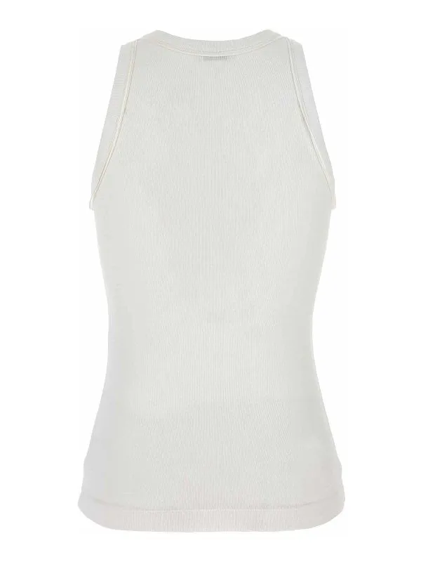 BRUNELLO CUCINELLI WOMEN'S WHITE RIBBED COTTON SHIRT sold by Lord & Taylor product image thumbnail 2