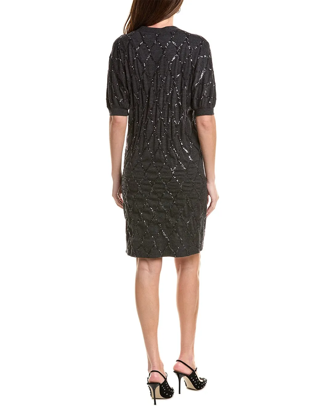 BRUNELLO CUCINELLI WOMEN'S DARK GREY KNIT DRESS sold by Lord & Taylor product image thumbnail 2