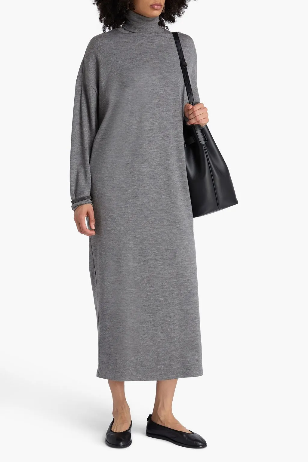 BRUNELLO CUCINELLI WOMEN'S MEDIUM GREY WOOL DRESS sold by Lord & Taylor