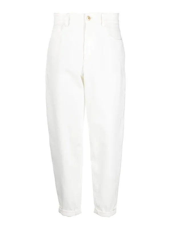 BRUNELLO CUCINELLI WOMEN'S NATURALE COTTON RELAXED FIT TROUSERS sold by Lord & Taylor product image thumbnail 2