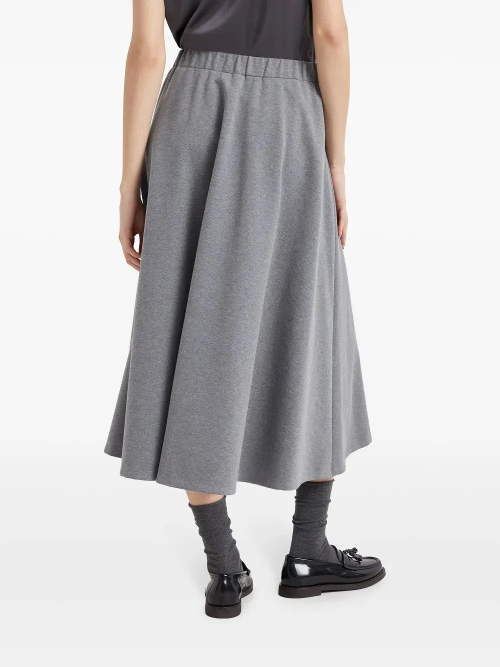 BRUNELLO CUCINELLI WOMEN'S LIGHT GREY FLARED SKIRT sold by Lord & Taylor product image thumbnail 4