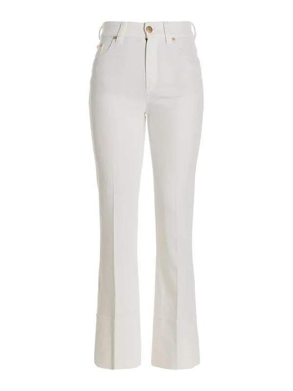 BRUNELLO CUCINELLI WOMEN'S OFF WHITE TAILORED TROUSERS sold by Lord & Taylor