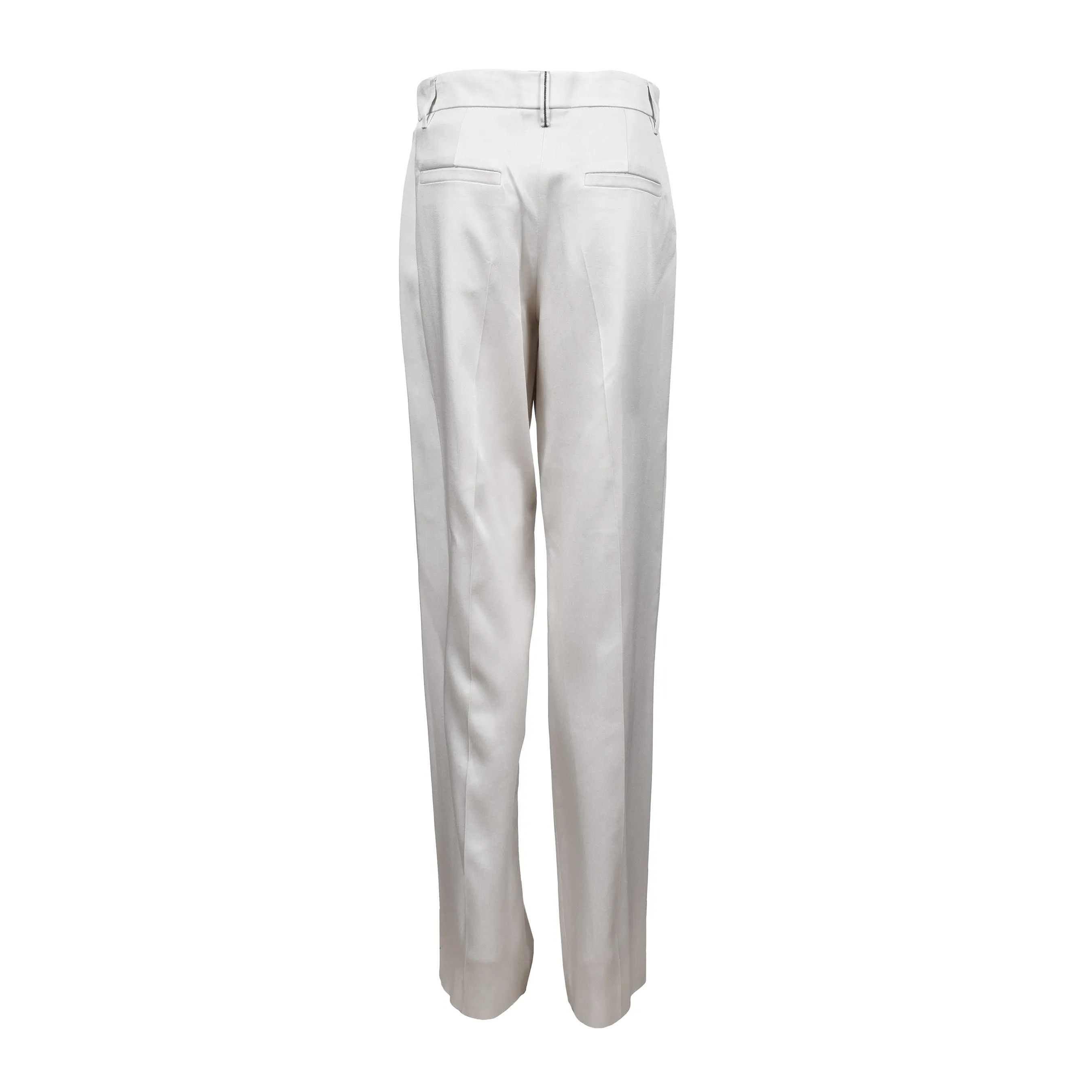 BRUNELLO CUCINELLI WOMEN'S CREAM TAILORED TROUSERS sold by Lord & Taylor product image thumbnail 2