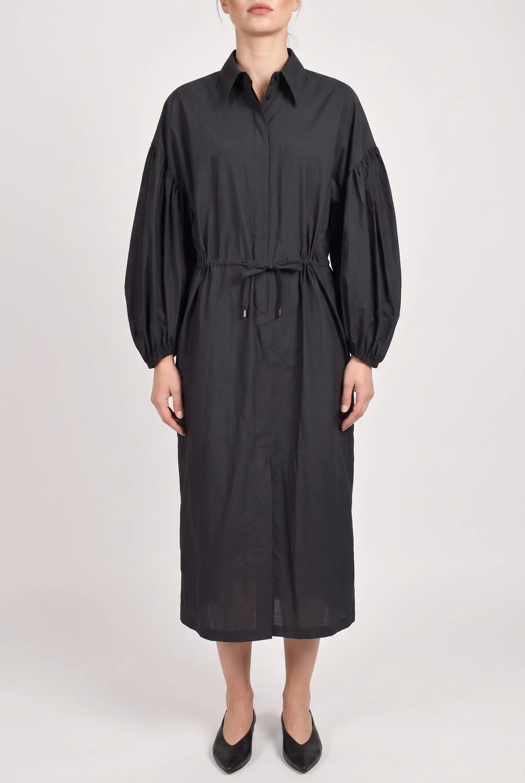 BRUNELLO CUCINELLI WOMEN'S DARK GREY COTTON SHIRT DRESS sold by Lord & Taylor