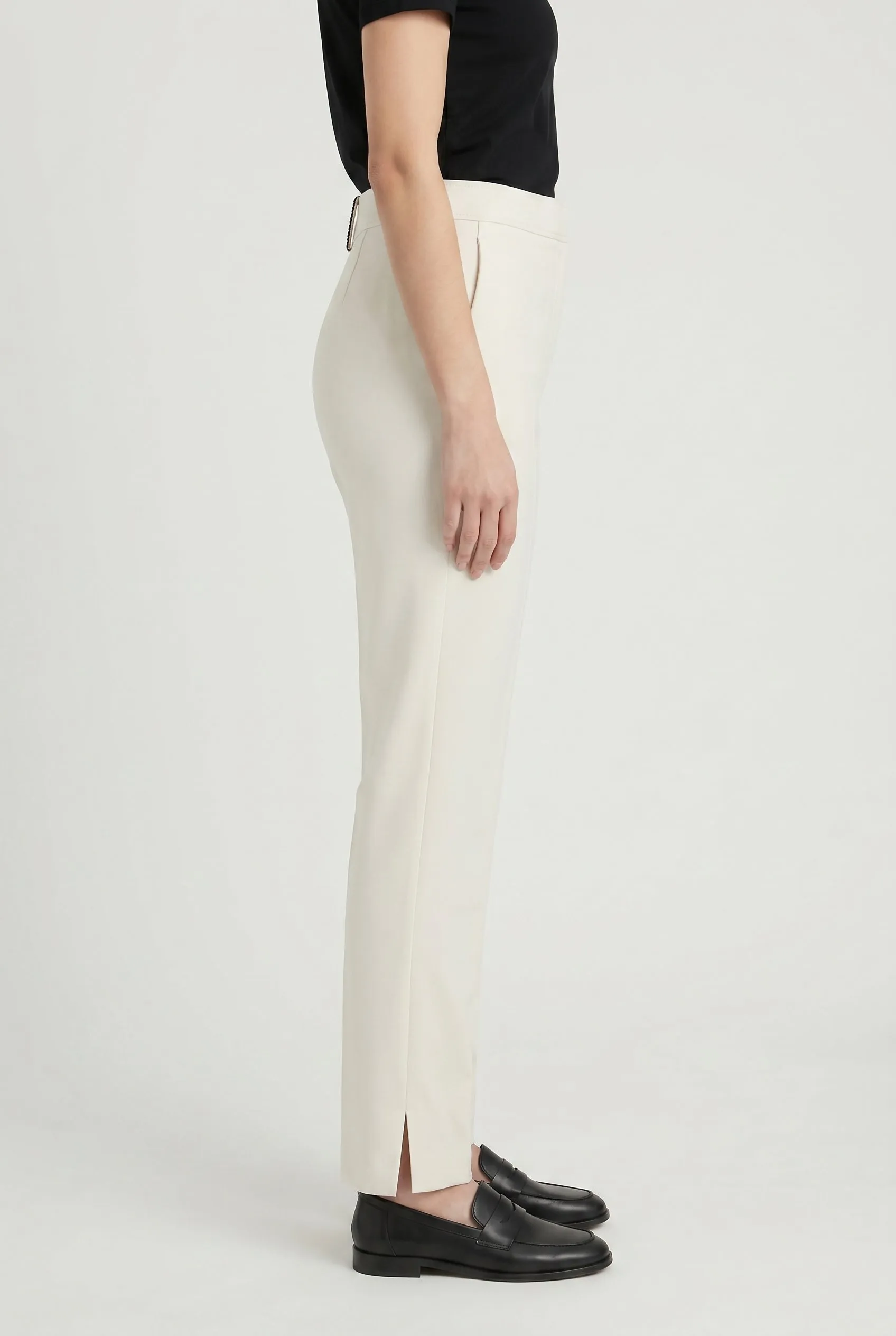 BRUNELLO CUCINELLI WOMEN'S OFF WHITE TAILORED TROUSERS sold by Lord & Taylor product image thumbnail 3