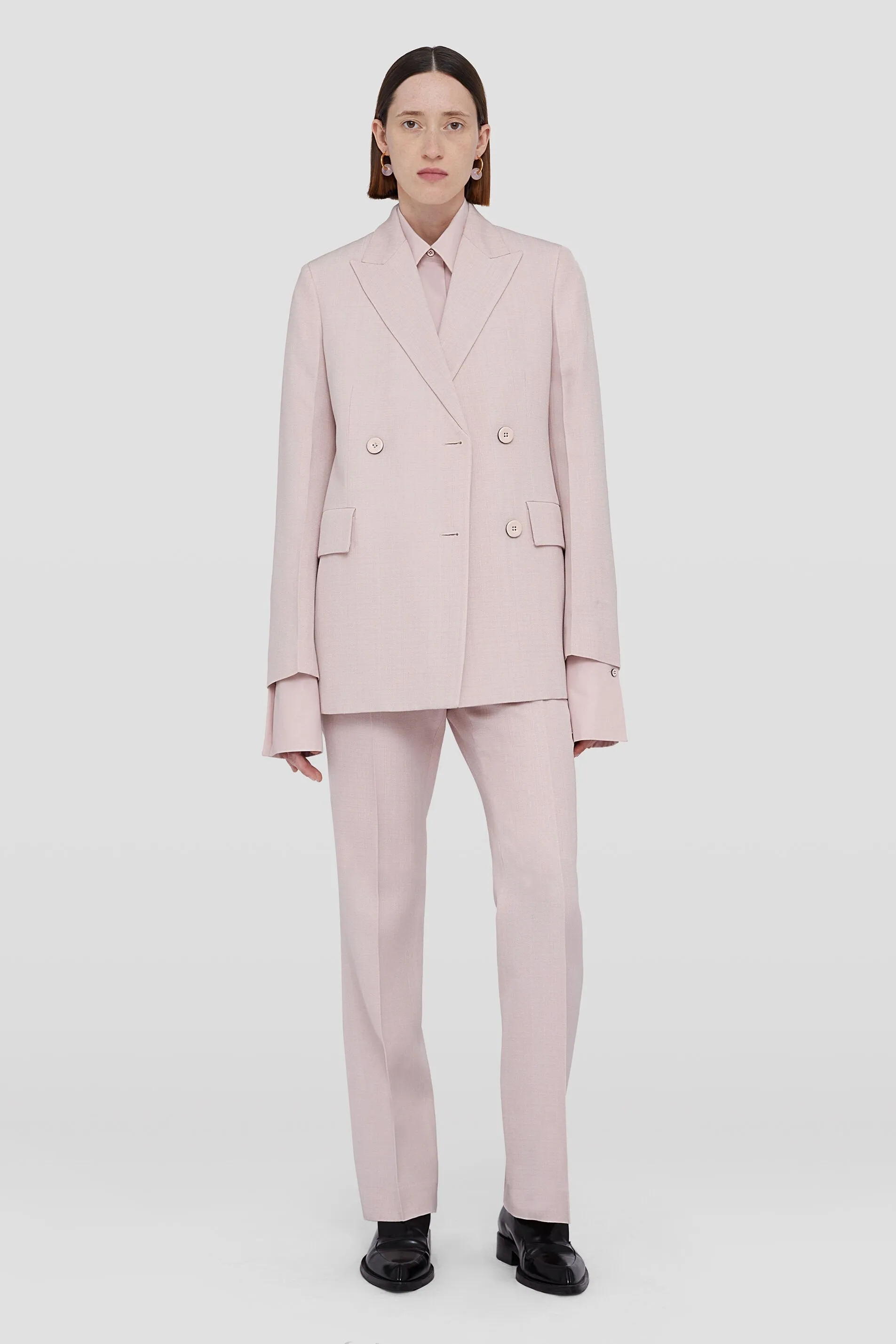 JIL SANDER WOMEN'S LIGHT PINK TAILORED TROUSERS sold by Lord & Taylor product image thumbnail 2
