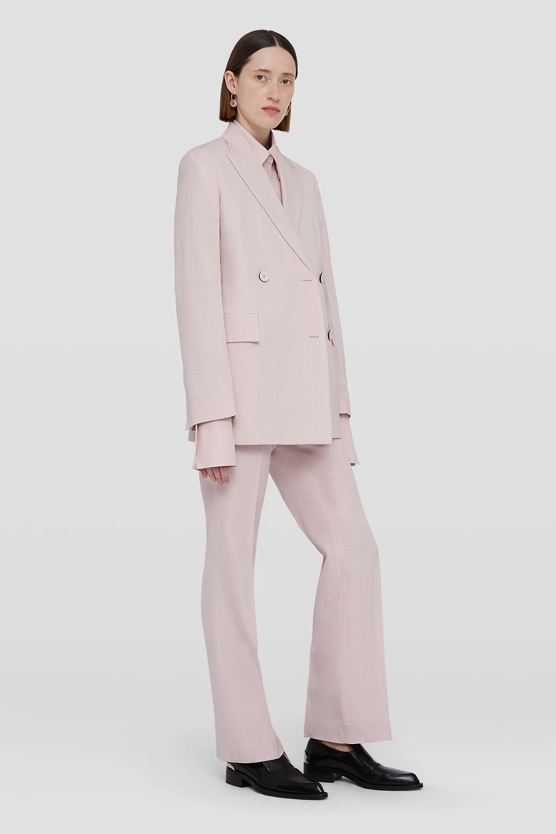 JIL SANDER WOMEN'S LIGHT PINK TAILORED TROUSERS sold by Lord & Taylor product image thumbnail 3