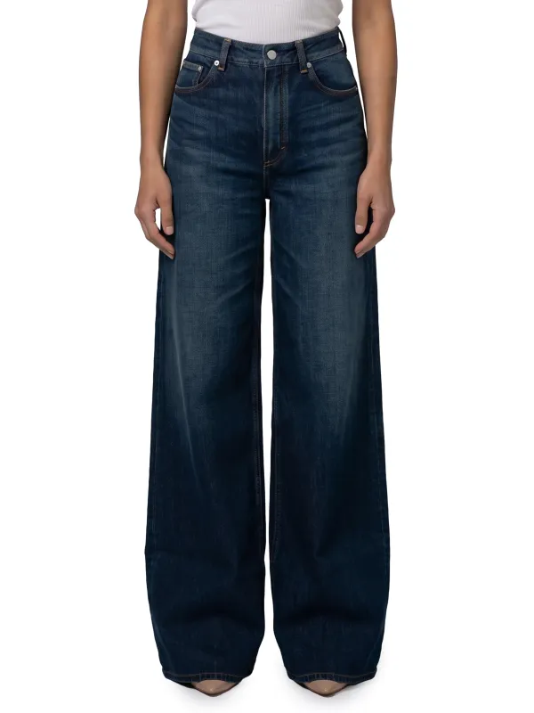 Palazzo denim jeans made by Alaia