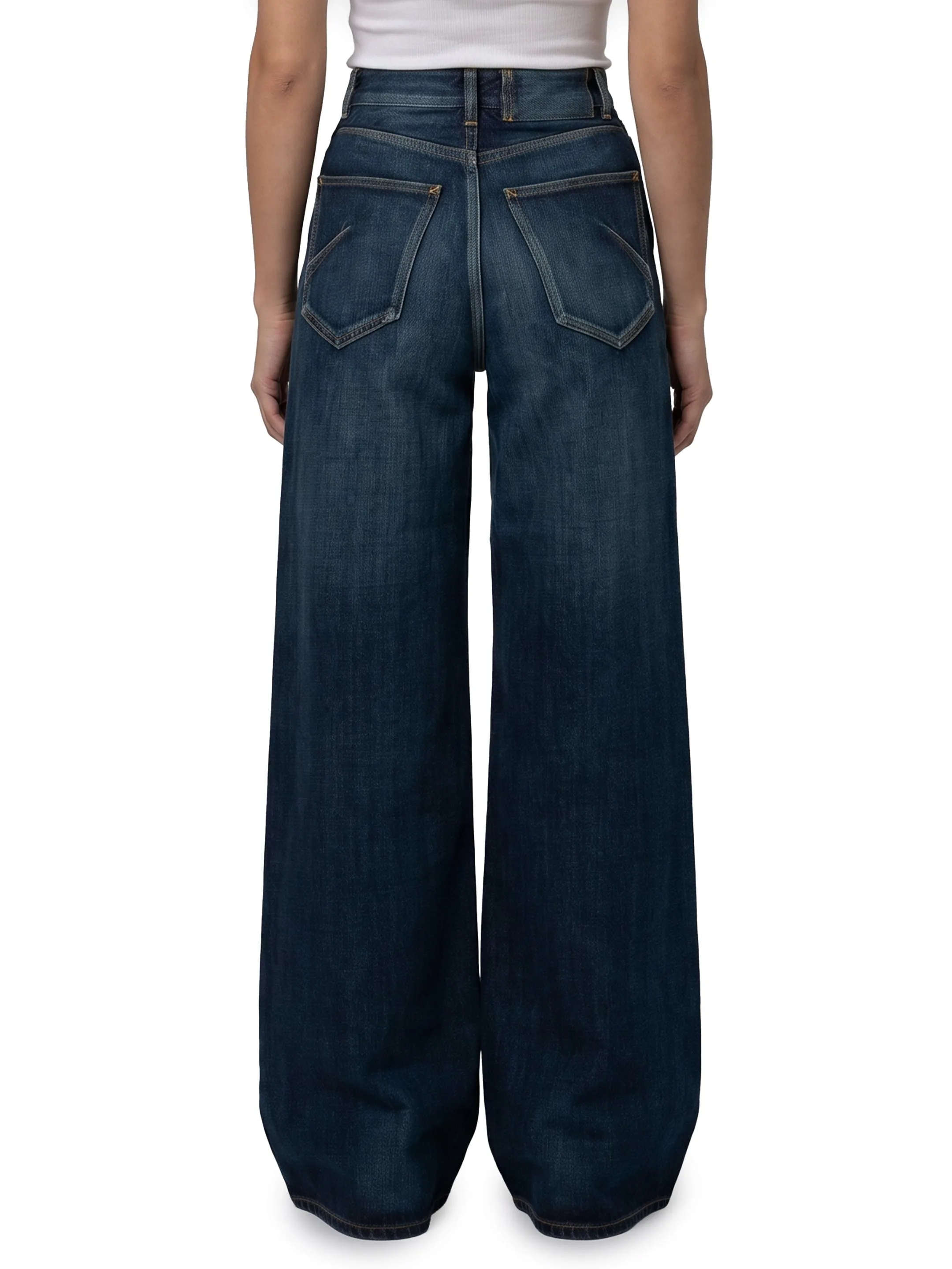 Palazzo denim jeans sold by Lord & Taylor product image thumbnail 3