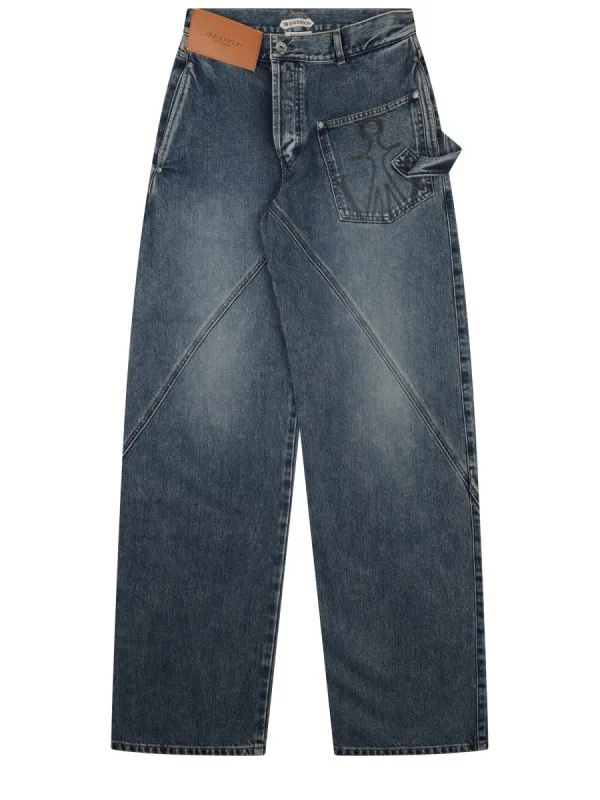 JEANS CON PATCH LOGO made by J.W. Anderson