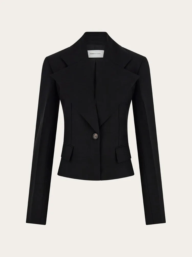 FERRAGAMO WOMEN'S BLACK TAILORED JACKET sold by Lord & Taylor