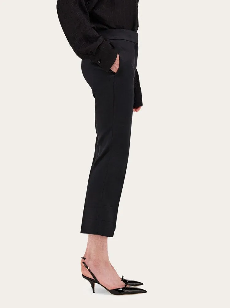 FERRAGAMO WOMEN'S BLACK WOOL BLEND TROUSERS sold by Lord & Taylor product image thumbnail 2