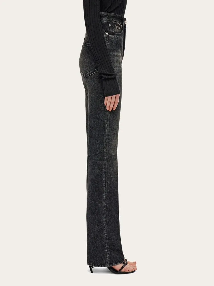 FERRAGAMO WOMEN'S BLACK STRAIGHT LEG TROUSERS sold by Lord & Taylor product image thumbnail 3