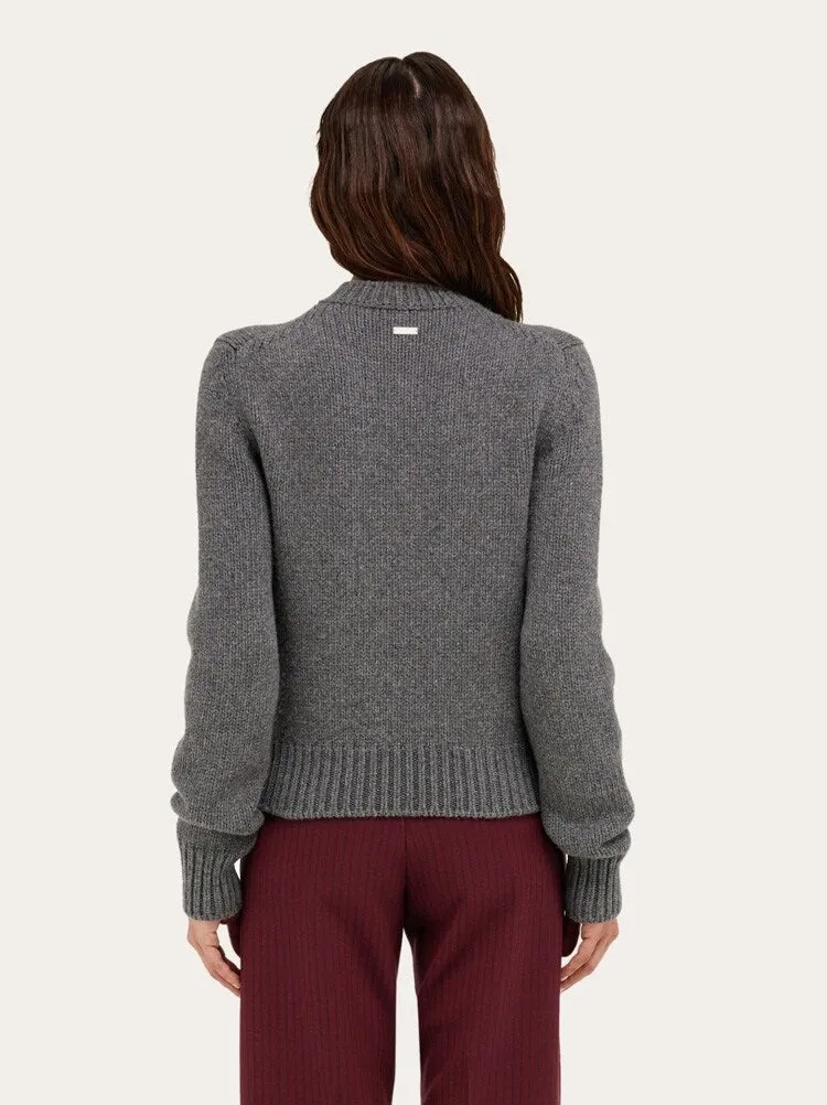 FERRAGAMO WOMEN'S DARK GREY WOOL SWEATER sold by Lord & Taylor product image thumbnail 2