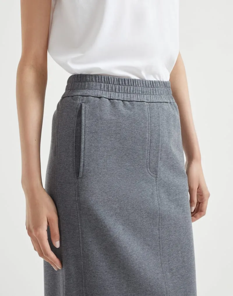 BRUNELLO CUCINELLI WOMEN'S GREY MIDI STRAIGHT SKIRT sold by Lord & Taylor product image thumbnail 3