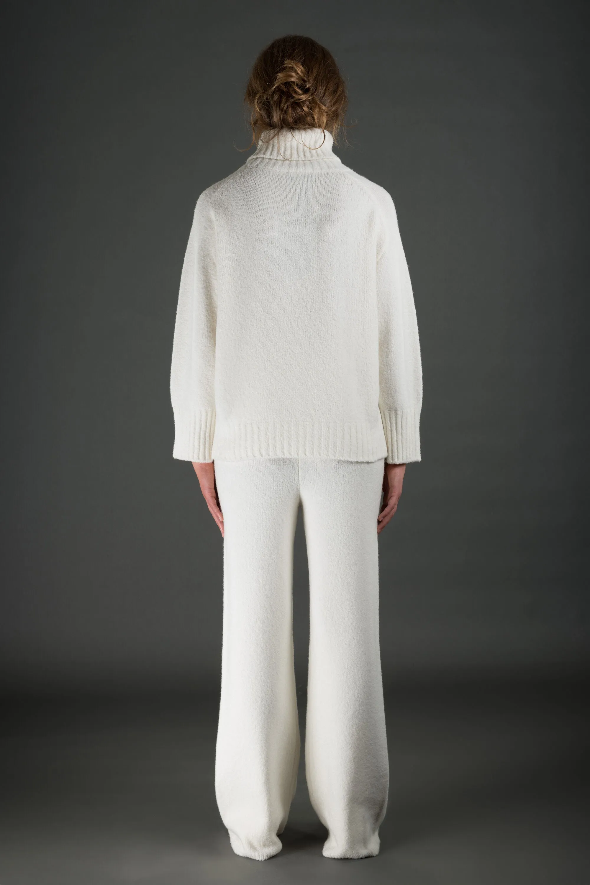 MOORER WOMEN'S WHITE TURTLENECK RELAXED SWEATER sold by Lord & Taylor product image thumbnail 2